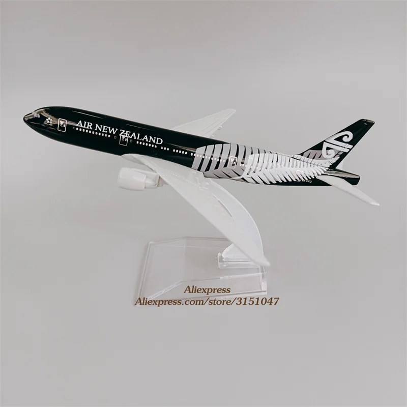 16cm שחור אייר ניו זילנד איירליינס בואינג 777 B777 איירווייס Diecast מטוס דגם מטוס דגם סגסוגת מתכת מטוסי ילדים מתנות