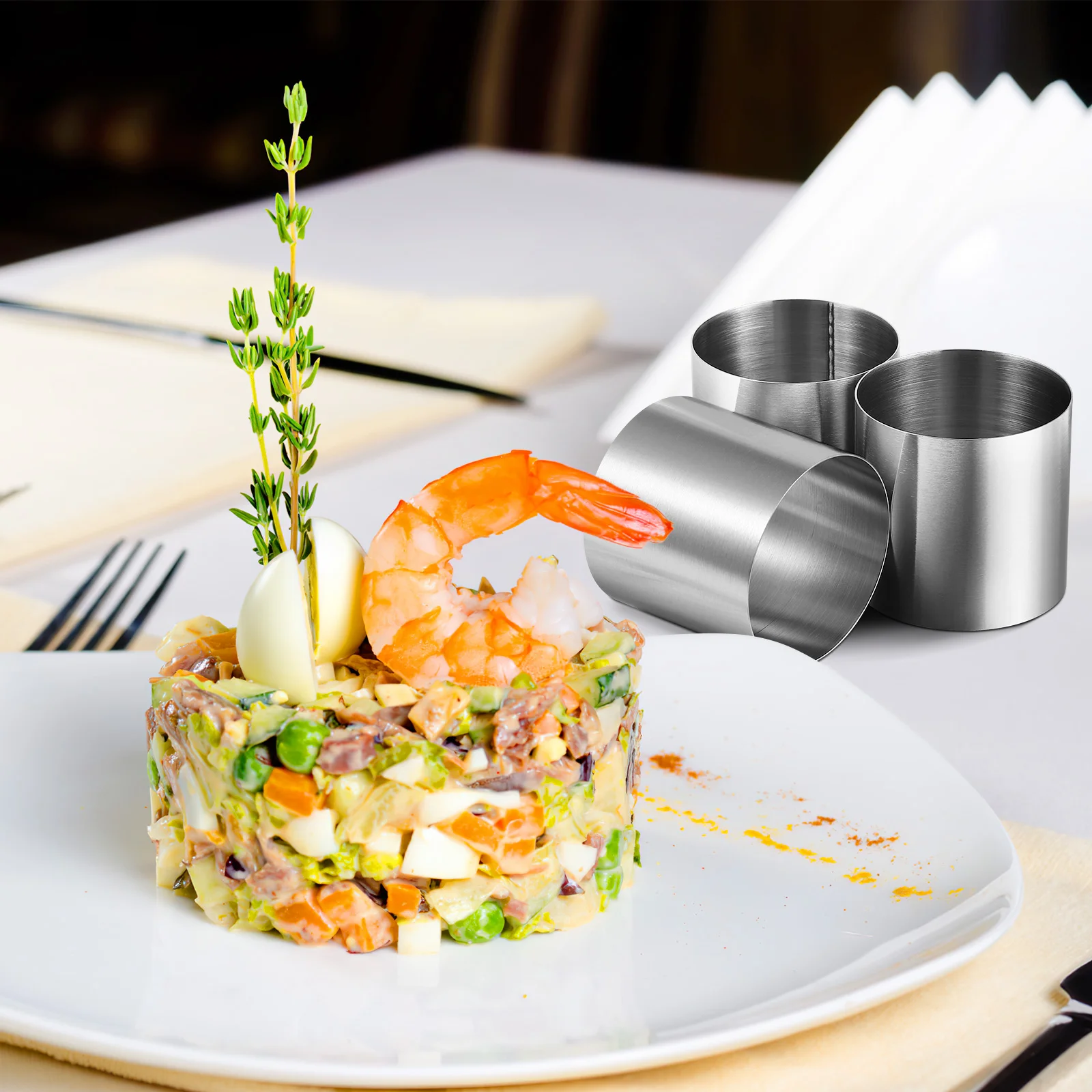 8 шт. маленькие круглые муссовые круги для печенья Para Gelatinas высококачественное