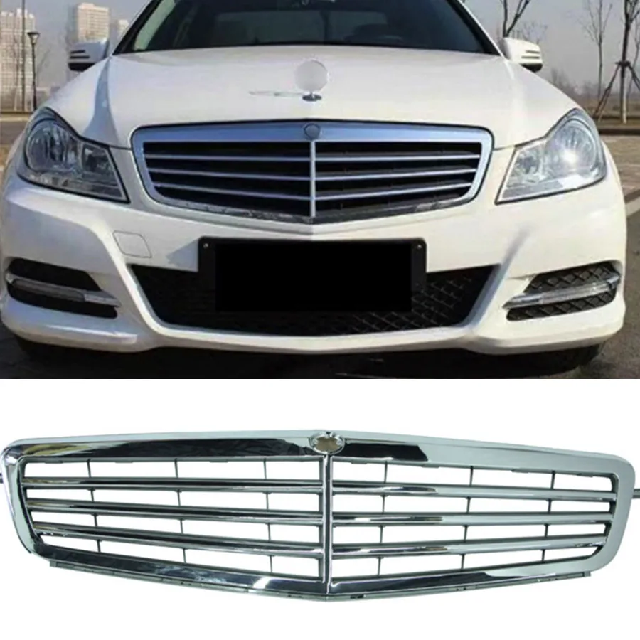 

Передняя решетка воздухозаборника для Mercedes Benz CClass C204 C180 C200 C300 C280 C260 C240 2008 2009 2010 2011 2012 2013 2014