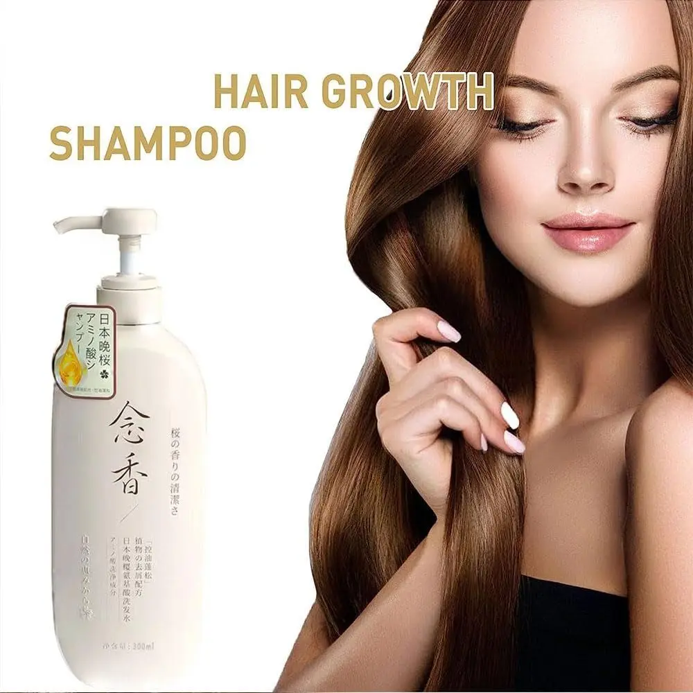 

Amino Acid Fragrant Hair Conditioner Evening Cherry Sakura Hair Shampoo Beauty Shower Gel for Hair Care Body Care