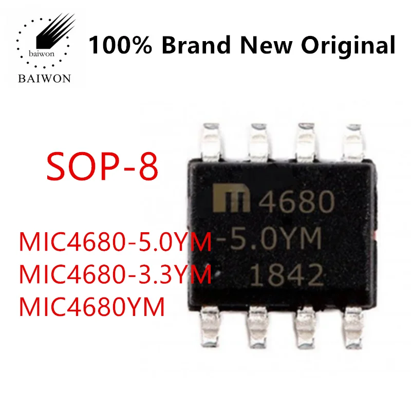 

100% Original IC ChipS MIC4680-5.0YM MIC4680-3.3YM MIC4680YM Switching Regulator