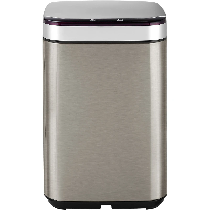 

10 Liter - 2.6 Gallon Trash Can for Home and Kitchen | Fingerprint Smudge Resistant | Soft Close | Sensor Lid | Carbon Odor Cont
