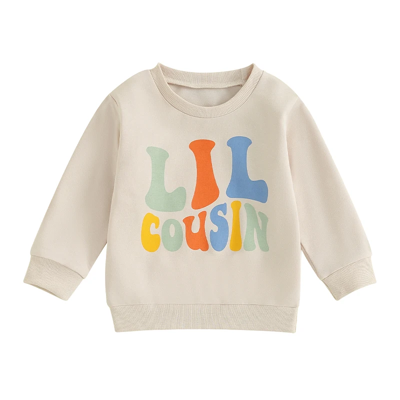 

Свитшот с длинным рукавом, круглым вырезом и надписью