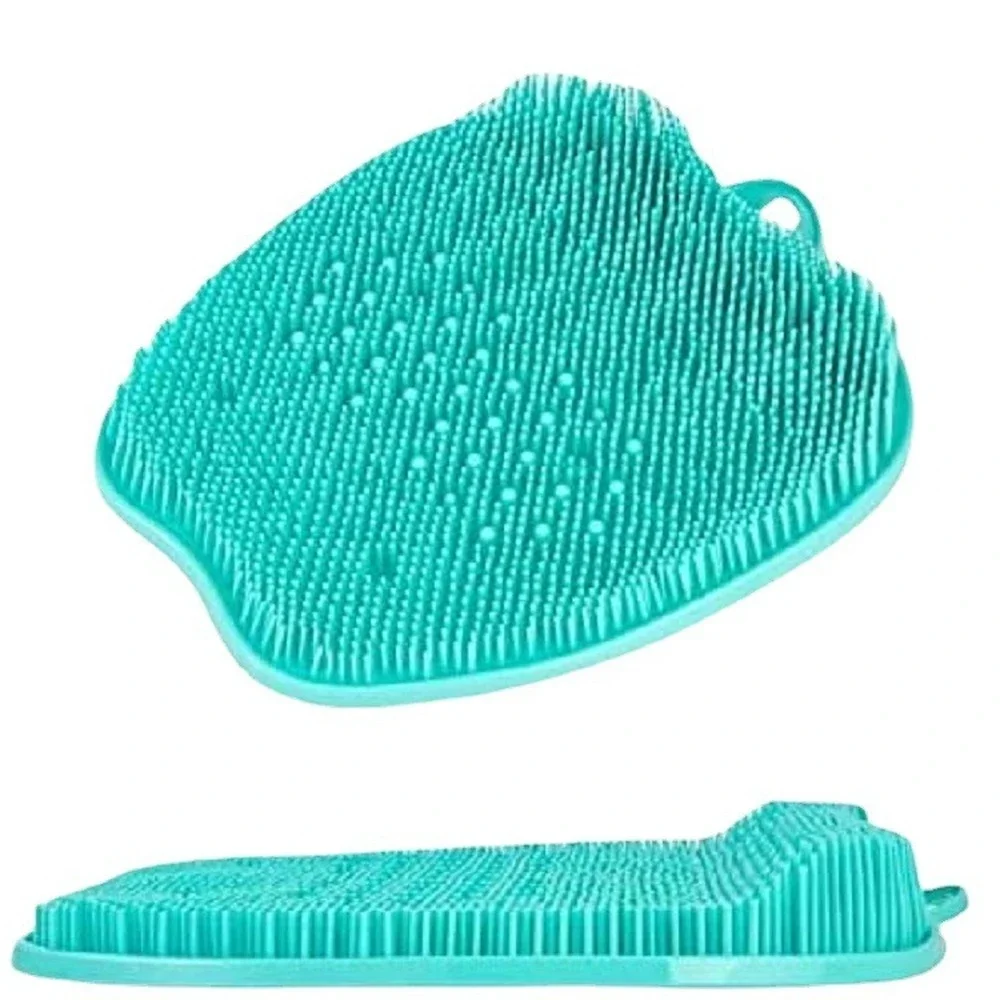 

Silicone Foot Massag Brush Shower Massage Bathroom Non-slip Bath Mat Foot Anti-slip Mat Scrubber