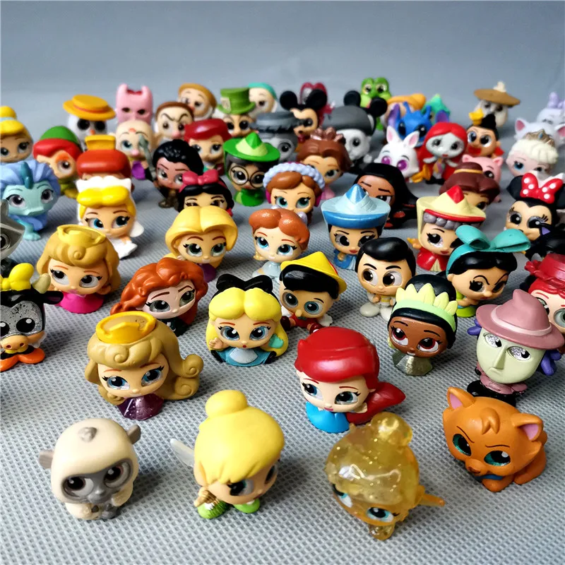 

Bulk Pack Disney Doorables Series Glass Eyes Mickey Mouse Princess Mini Doll Gifts Toy Model Anime Figures Collect Ornaments