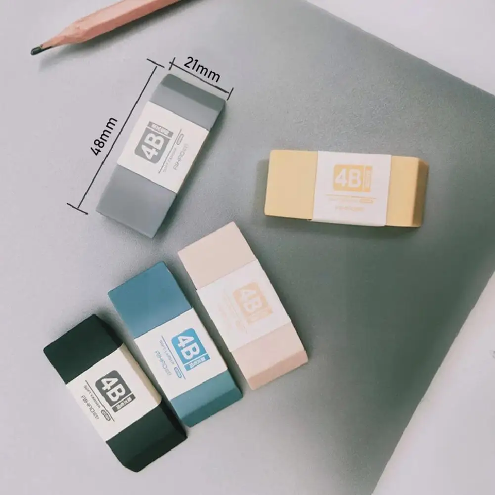 

1pc Cute 4b Plasticity Soft Erasers For Student Kids Art Drawing Sketch Painting Pencil Eraser School Stationery Supplies D3e7