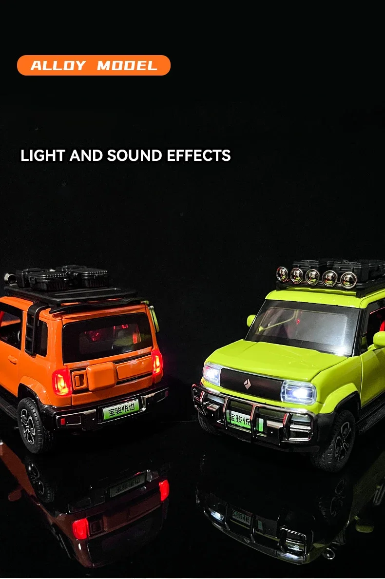 1:32 BAOJUN yuyep литой игрушечный автомобиль из сплава модель со звуком и фотографией