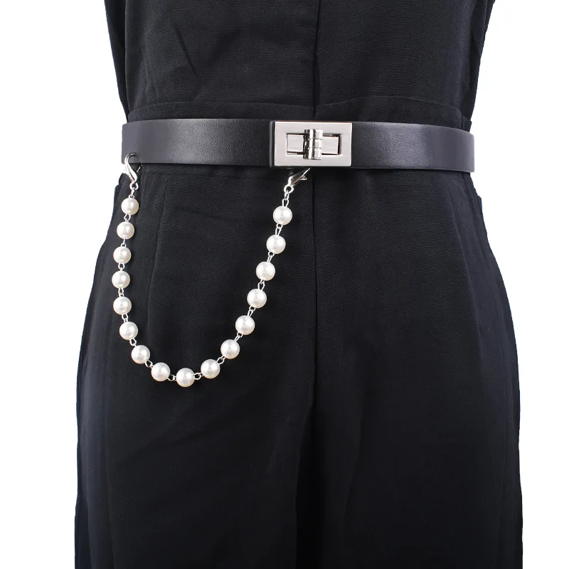 Women's Decorative Belt Thin Fashion Casual Matching Dress Suit Shirt Summer Waist Small Belts Pants Belt Girdle