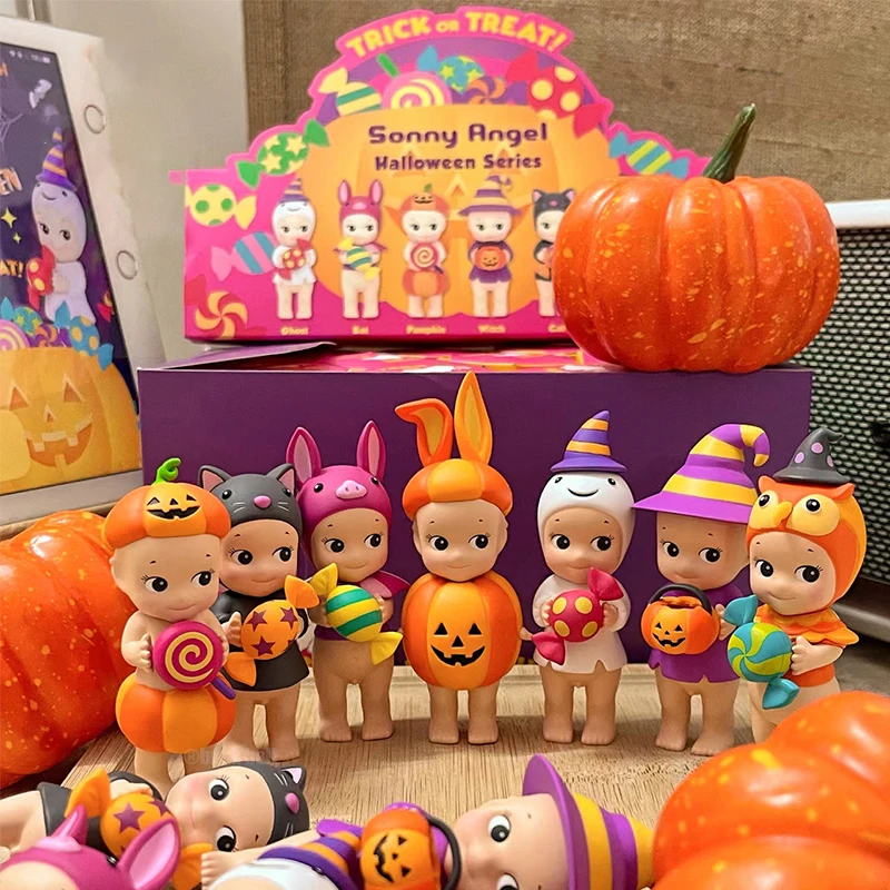 

Sonny Angel 2021 Хэллоуин серии глухая коробка Kwaii загадочная коробка мини-фигурки Милая статуя декоративные модели детские игрушки рождественские подарки