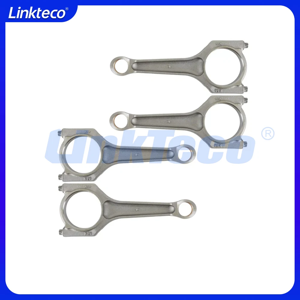 Часть двигателя 4 шт. шатуны подходит для 2 0 T L4 GAS N42 N43 N46 03-13 2.0L BMW X1 X3 Z4 E85 E87 E90 E92 318i 320i