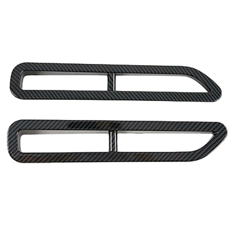 

Car Carbon Fiber Rear Tail Fog Light Lamp Frame Cover Trim for Ford F-150 2017-2019