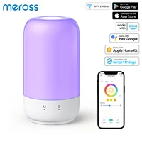 homekit smat wifi table lamp rgbcw dimmable ambient light touch sensor bedside night light support alexa google home smartthings