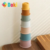 dokitoy baby creative game water bath toy children outdoor beach beach toy fruit stack emotions vision idea cup new 2022