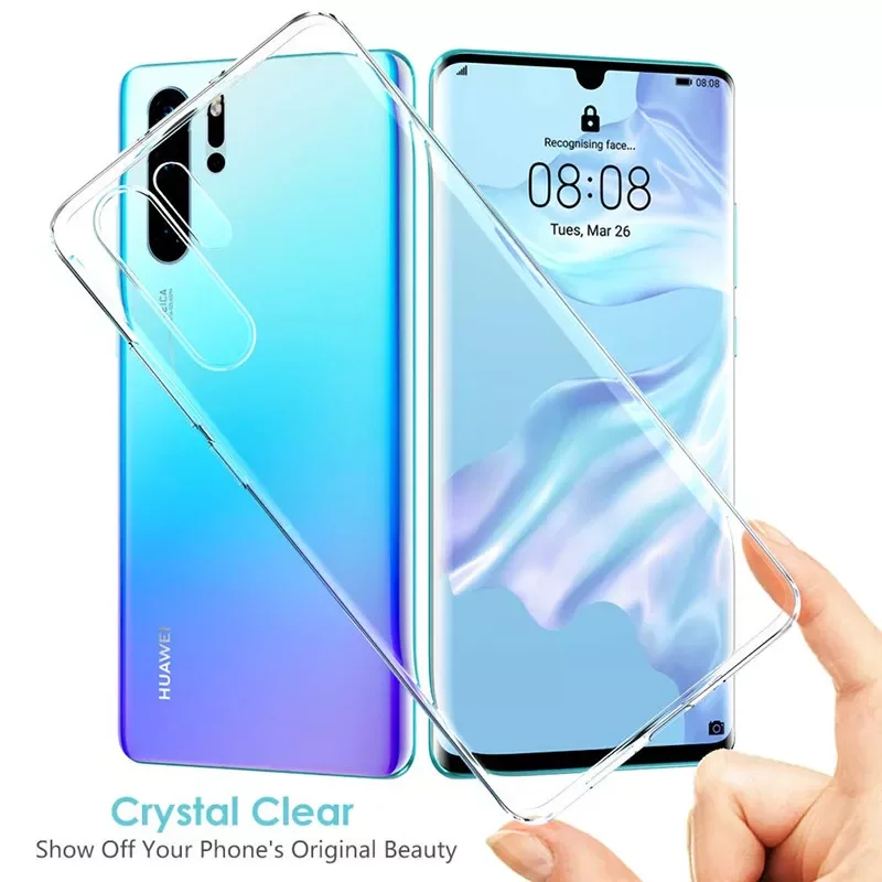 

Free Shipping for Huawei P8 P9 Lite 8X 9 10 Lite 10i 20 P Smart 2019 Clear Case For Huawei P30 lite P20 P40 Pro Mate 20 Lite Cov