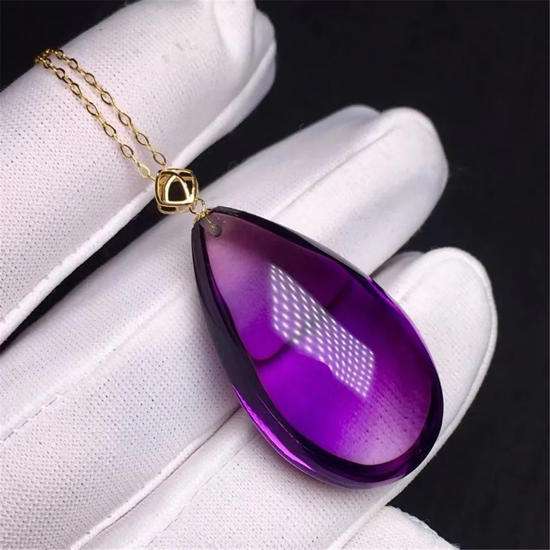 Ожерелье с подвеской в виде натуральной искусственной кожи золото 18 карат для