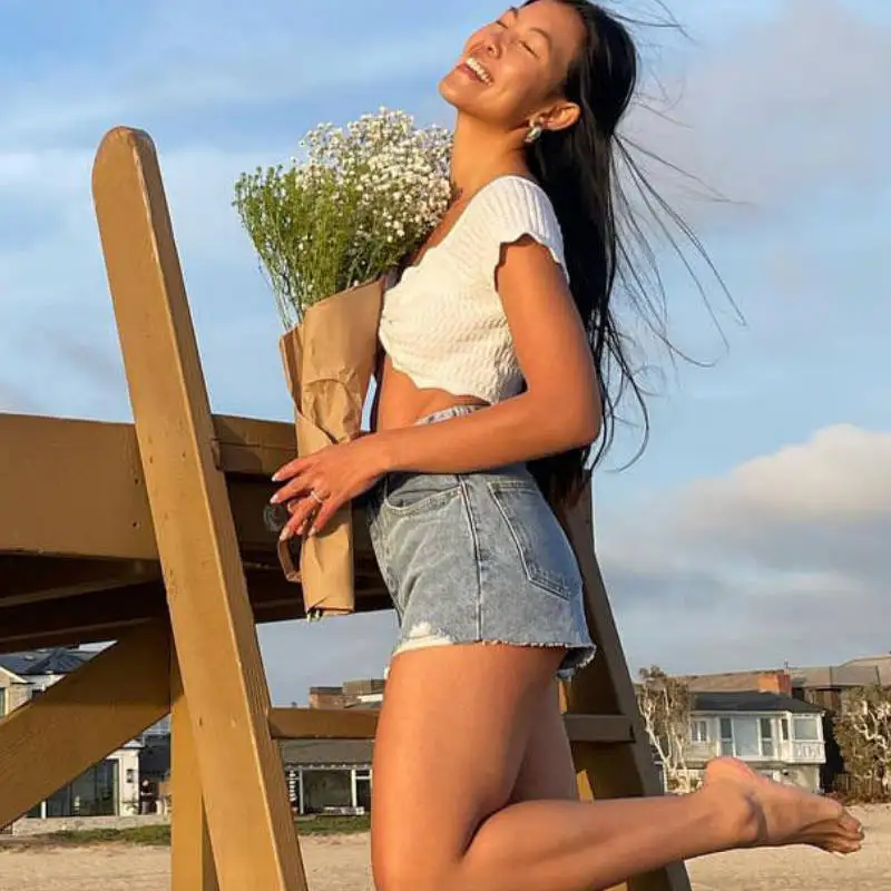 Сексуальный женский корсет топ женская блузка асимметричная витая футболка Y2K с