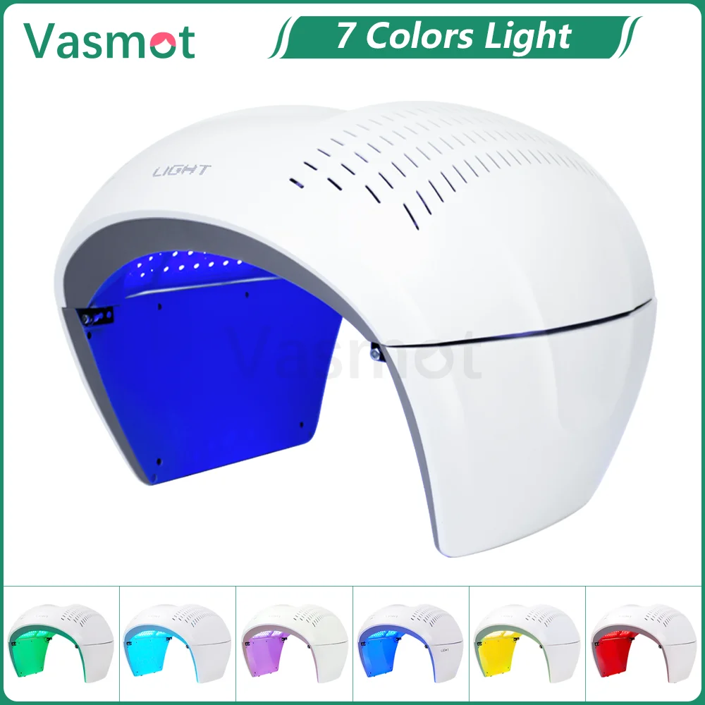 

7 colors Light Photon LED Facial Skin Rejuvenation Anti Acne Therapy Face Whitening Skin Rejuvenation Machine Wrinkle Removal