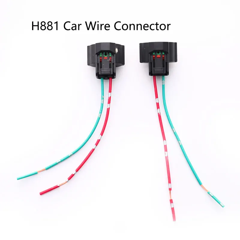 

1Pcs H11 H8 Female Connector Adapter Wiring Harness Socket Car Wire Connector Cable Plug Adapter for Foglight Head Light