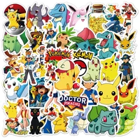 40506080pcs a variety of non repeating cartoon anime cute pokemon pikachu kids graffiti stickers