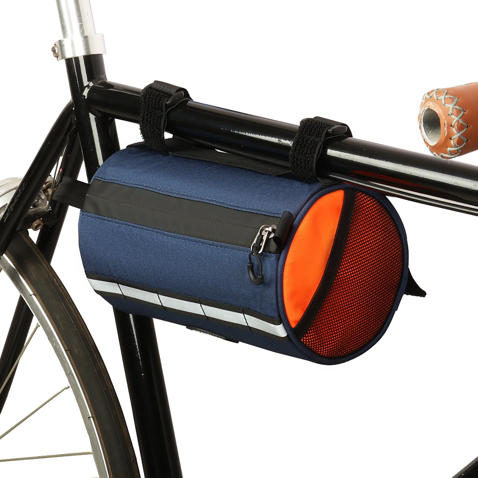 

RZAHUAHU 2.1L Bicycle Front Frame Bag Carrier Pack Universal Upper Tube Pannier Storage Pouch Polyester Cycling Accessories
