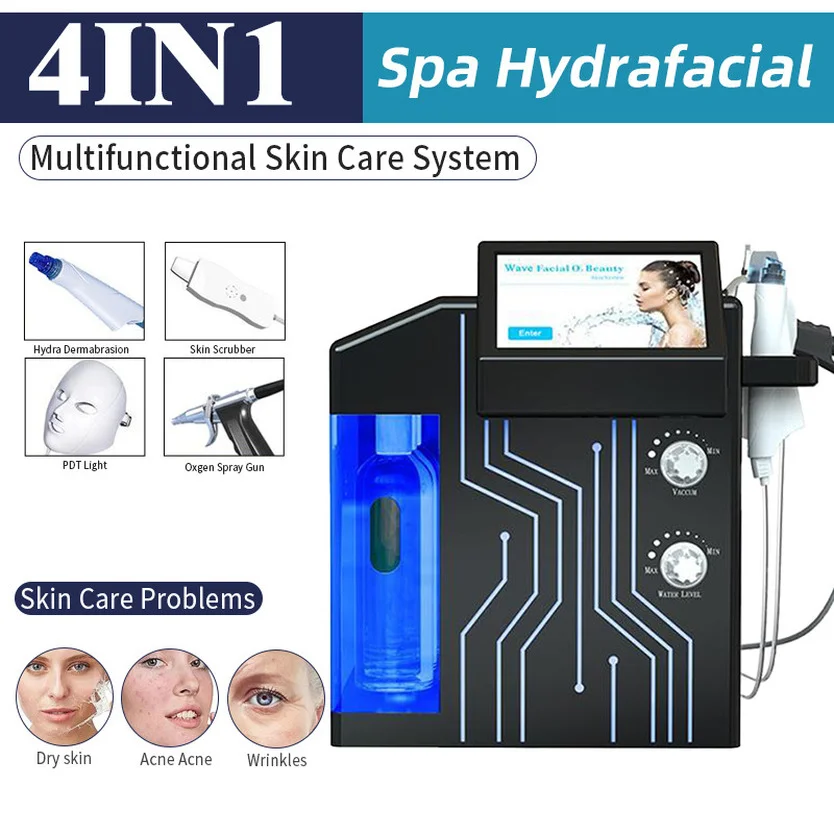 

Spa H2-O2 Hydra Dermabrasion Aqua Peel Skin Care Face Lifting Hydro Oxygen Facial Jet Spray Machine On Sale