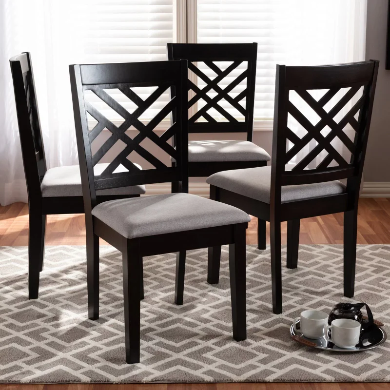 - Set Of 4 Dining Chairs  Furniture