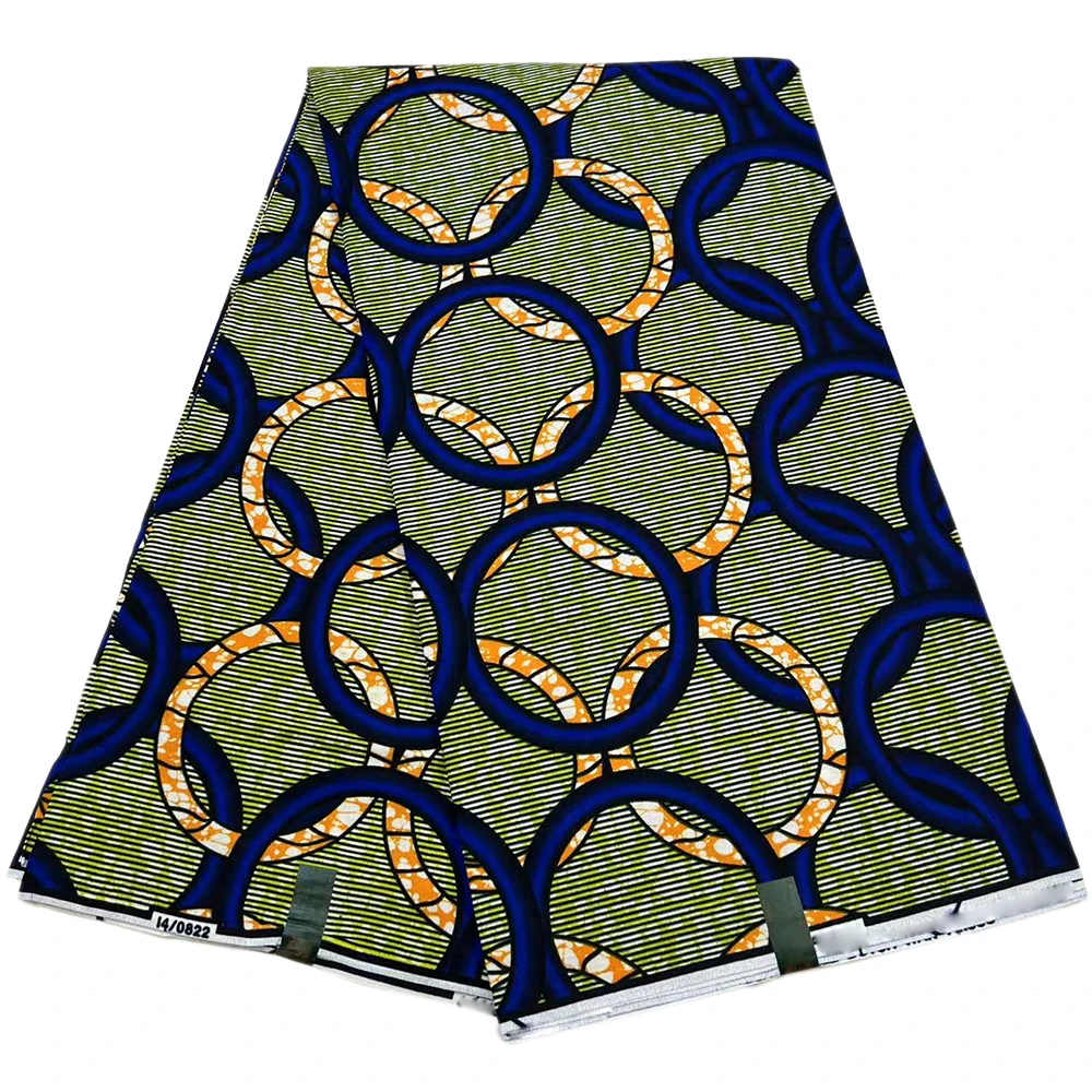 Гарантированная настоящая африканская ткань с восковым принтом 100% хлопок батик