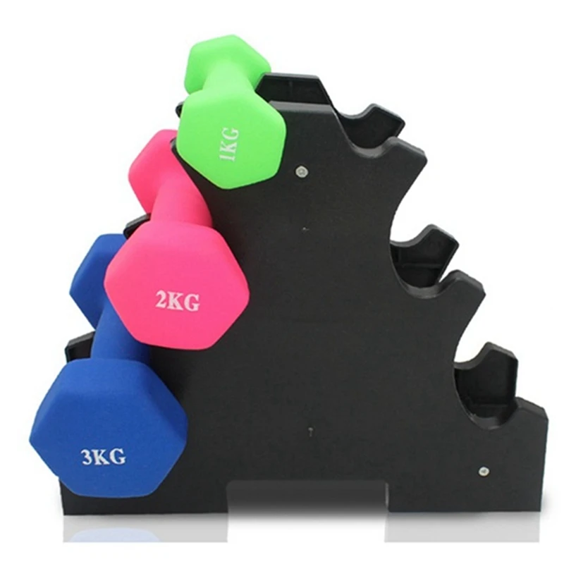 1 шт. 3-уровневая вешалка для гантелей (только стойка)