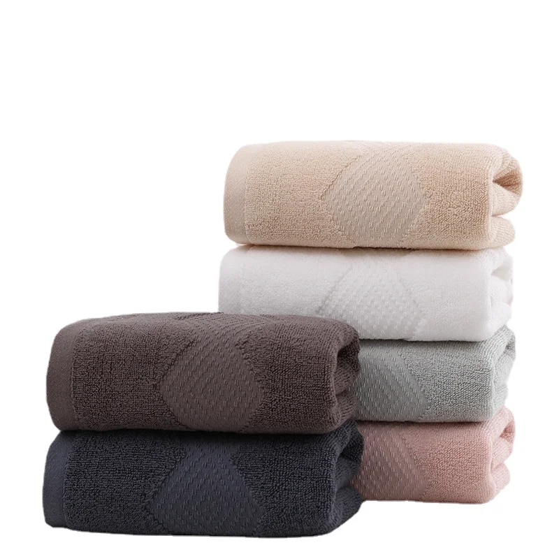

6-Piece Face Towel Children Hand Towel Family Large Towel Black Towel 100% Cotton Towel Pure Color Towel Kids Towel Sets