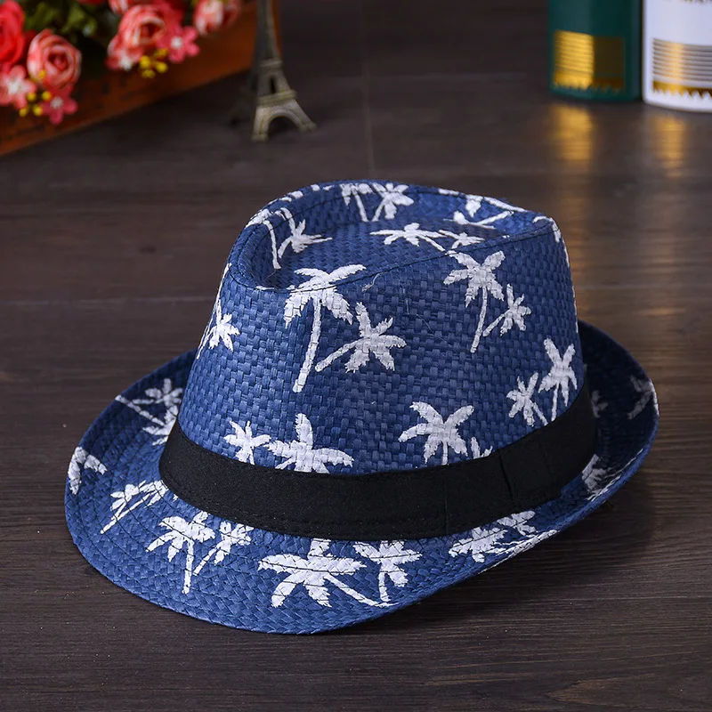 

Шляпа женская Соломенная, Панама с котелком, с черным ремнем от солнца, летняя