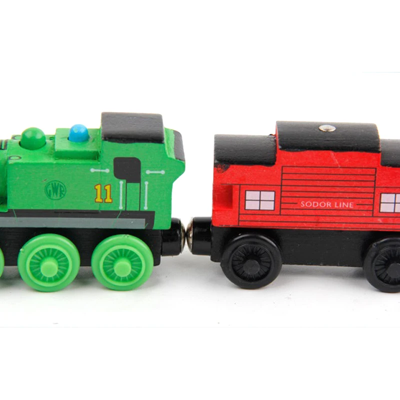 Деревянные игрушки для поездов Thomas and Friends магнитные соединяемые треки поезда