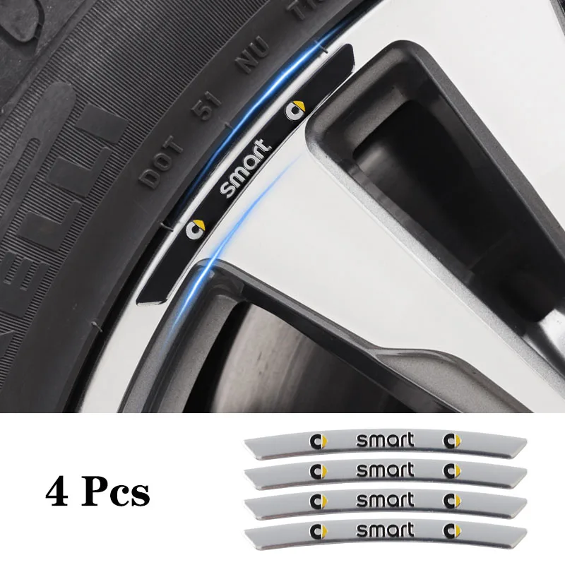 4 шт., металлические автомобильные аксессуары для Benz Smart AMG W108 W124 W126 W140 W168 W169 W176 W177 W203 W204