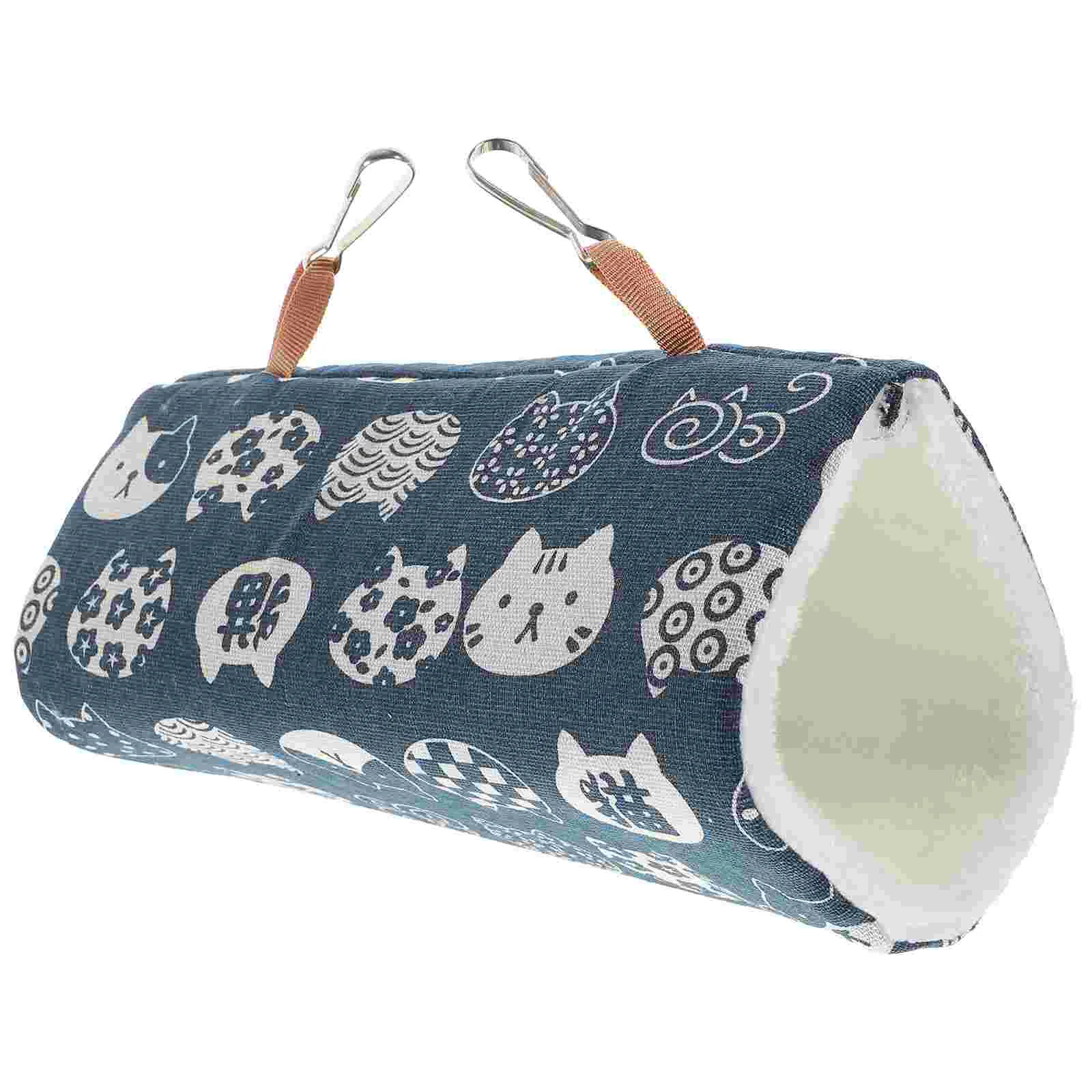 

Bed Tunnel Bird Cage Hammock Hamster Warm Guinea Pet Comfortable Accessories Hanging Hut Parakeet Warmer Hammocks Resting