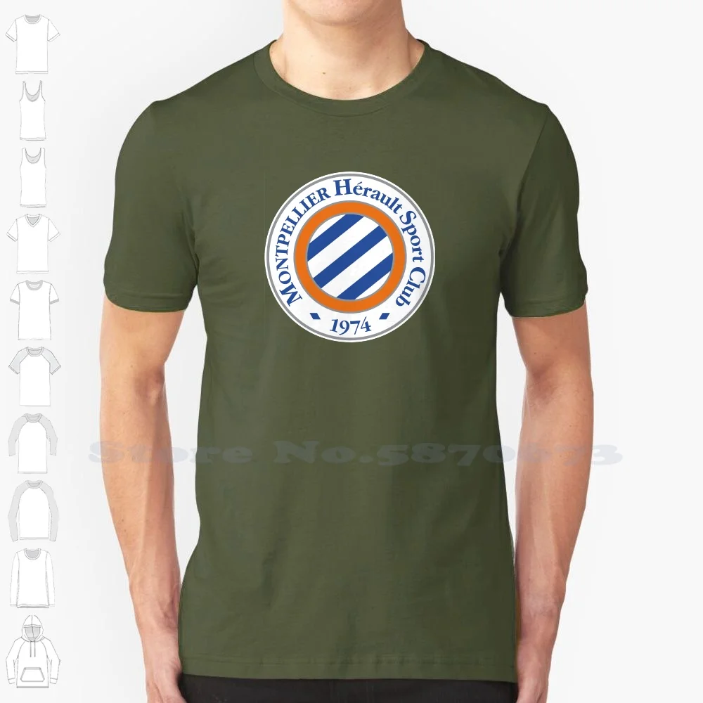 

Montpellier Casual T Shirt Top Quality Graphic 100% Cotton Tees