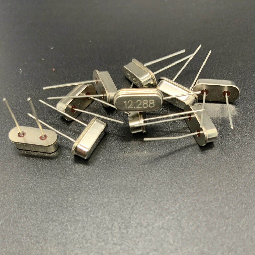 

10pcs/ HC-49S 12.288Mhz passive crystal 12.288M in-line 2-pin HC-49S original crystal