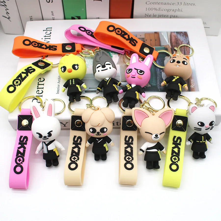 

New 3D Doll Charm Personalized Car Bag Keychain