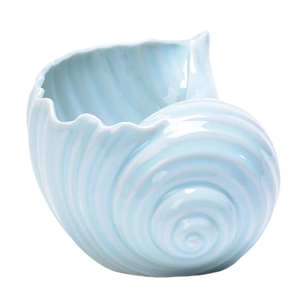 

1pc Ceramics Craft Shaped Flowerpot Ceramics Creative Desktop Ornament Pot Decor