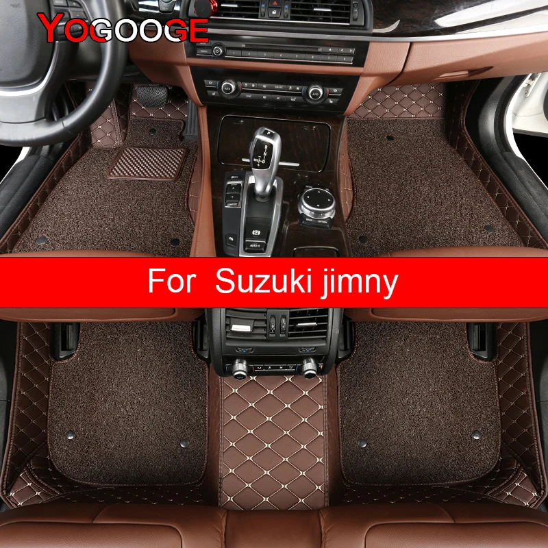 

YOGOOGE Car Floor Mats For Suzuki Jimny Foot Coche Accessories Carpets