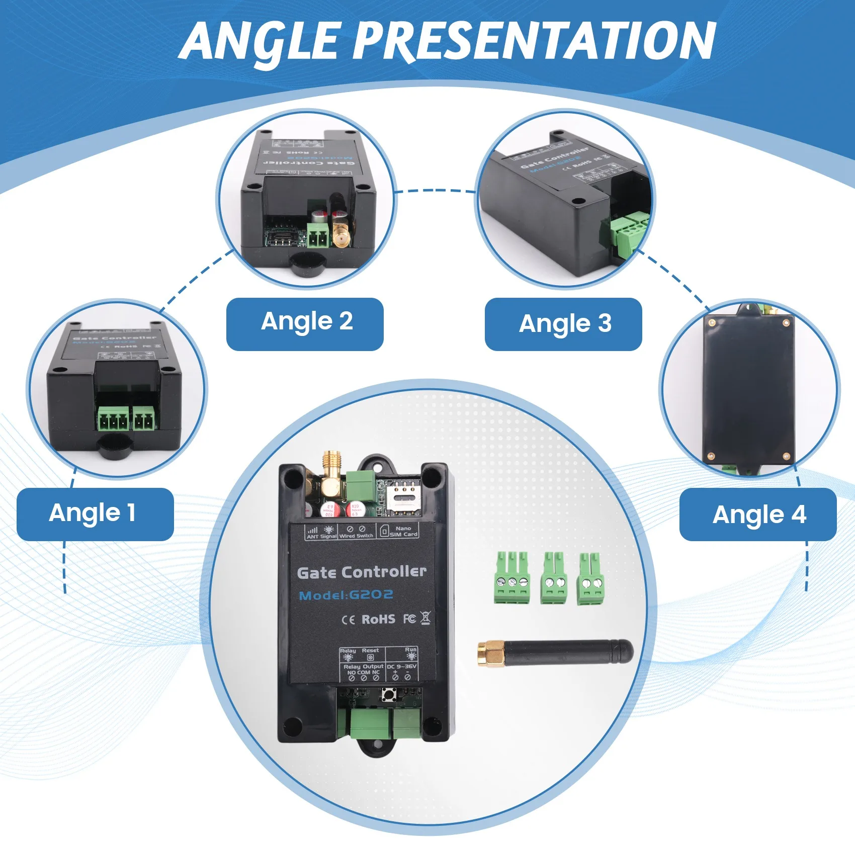 G202 GSM устройство открывания дверей 4G одиночный релейный переключатель мобильный