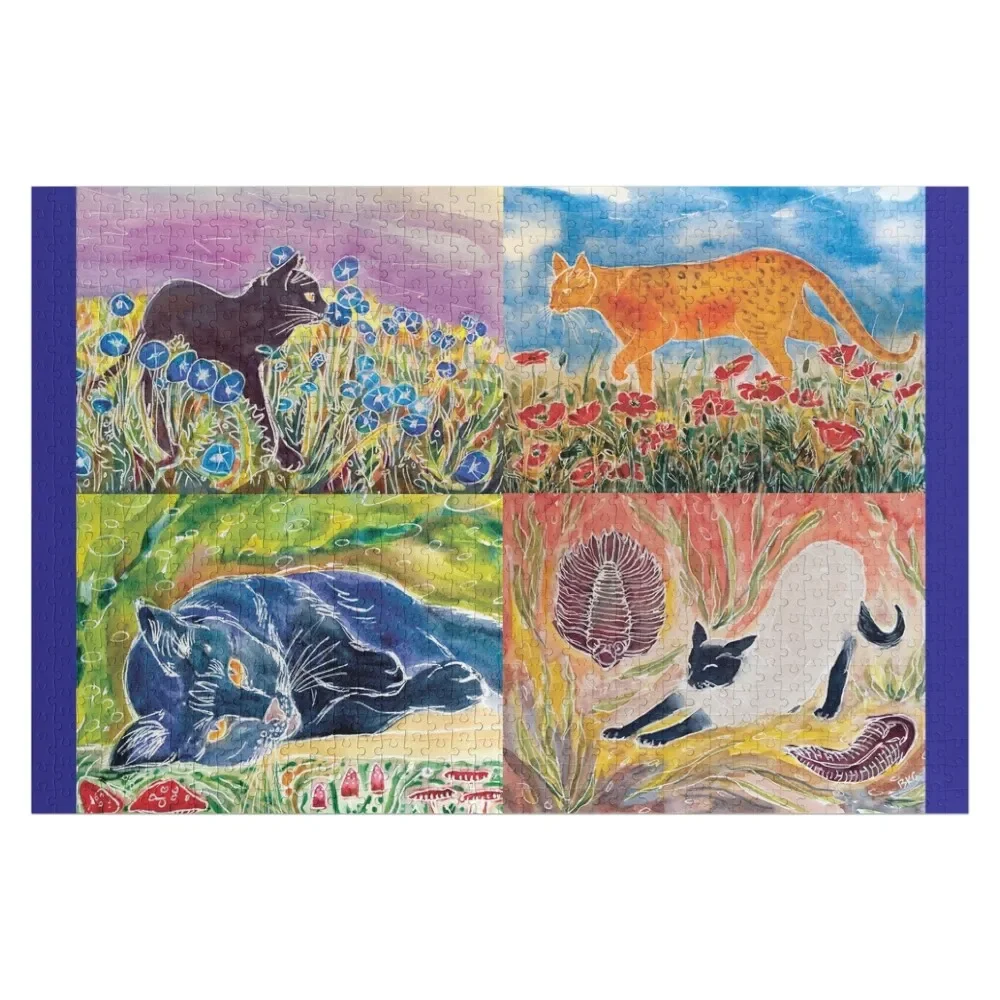 КОТКИ ВОДЯНОГО ЦВЕТА BKG Официально! Головоломка из дерева фото