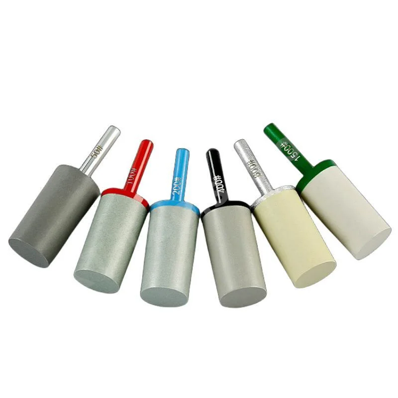 6 шт. мм цилиндр с хвостовиком алмазные шлифовальные насадки смоляные заусенцы