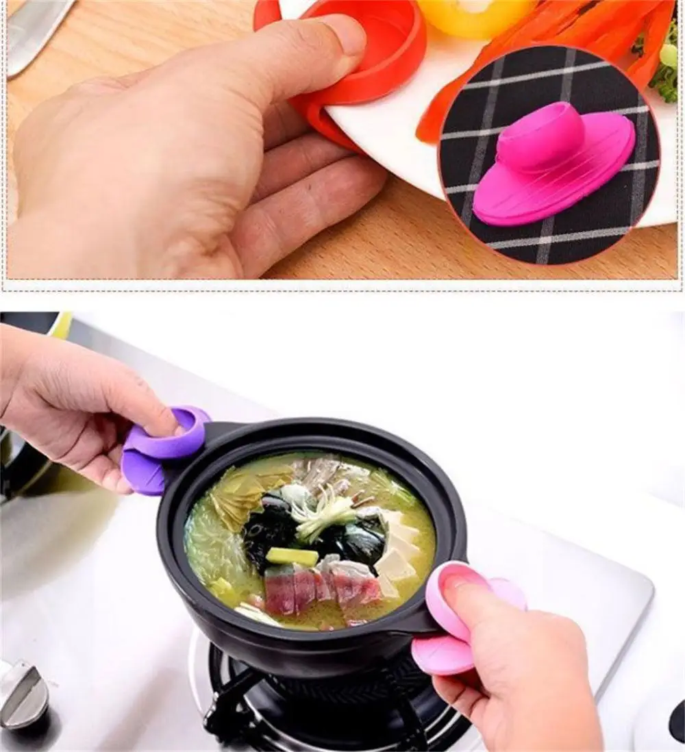 

2023, кухонная силиконовая теплоизоляционная перчатка с пальцами для духовки, микроволновой печи, теплоизоляционная перчатка, термоизоляция, подарок