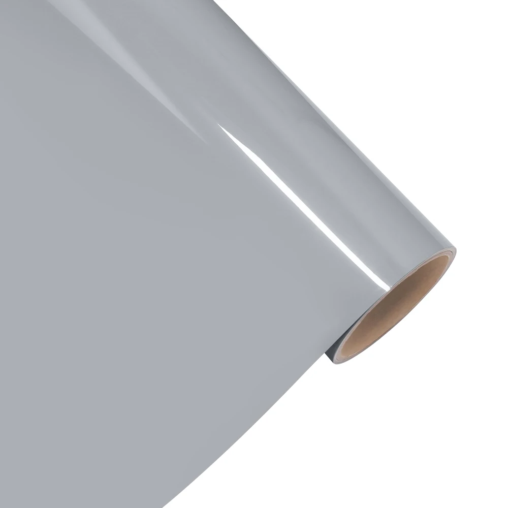 Автомобильная наклейка матовая серая виниловая пленка без пузырьков авто