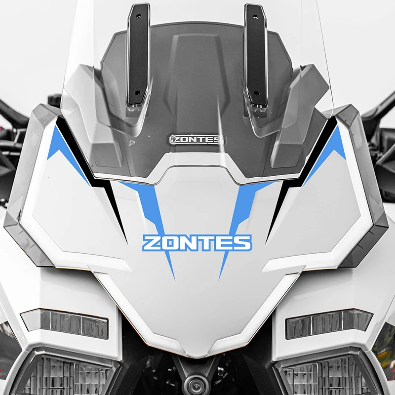 

Для ZONTES 703F мотоцикла, передний обтекатель, полосатые защитные наклейки, декоративные графические наклейки для тела, комплект модификации