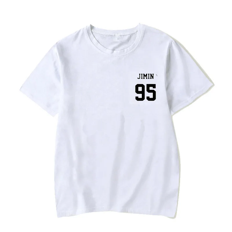 

Rap Monster JIN SUGA J-HOPE JIMIN V JUNG KOOK t-shirt LOVE YOURSELF Tear Portrait Comic Graffiti t-shirt Kpop Campus Style