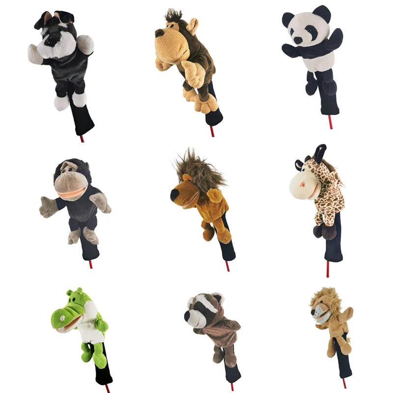 All Kinds Of Animal Golf Club Head Covers Suitable For Fairway Woods Men's And Women's Golf Club Covers Mascot Novelty Cute Gift
