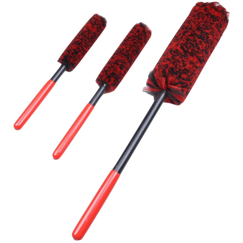

3pcs Car Wash Brush Wheel Cleaner Brush Wheel Brush Wheel Cleaning Tool Wheel Rim Brush Car Cleaning Supplies