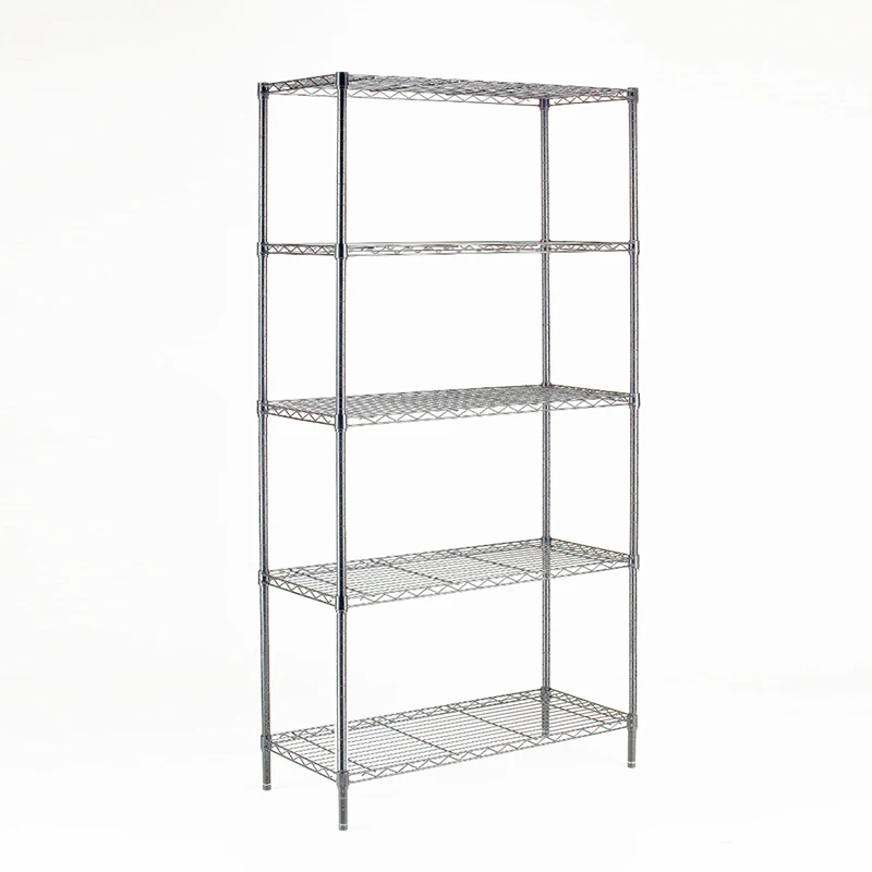 

Hyper Tough 5 Tier Wire Shelf Storage Rack Warehouse Garage Shelves, 1750 lb Capacity