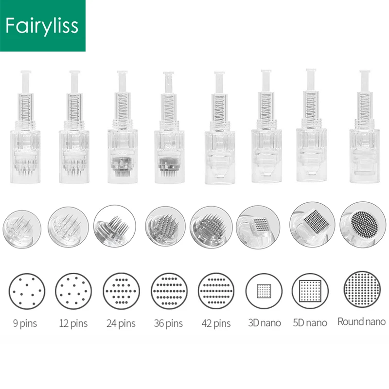 10 шт. сменный винтовой картридж для Dr.Pen Micro needle 9 pin / 12 36 /nano Microneedles тату иглы микро
