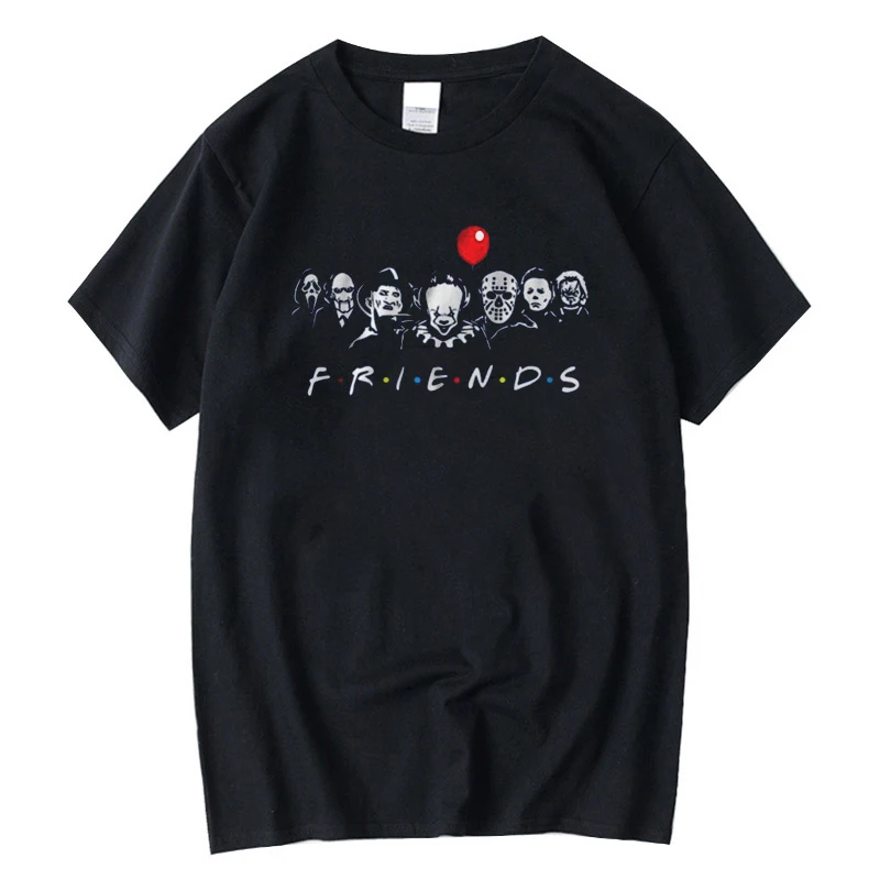 

Teeteety Men's High Quality 100% Cotton Friend Graphic O-neck T-shirt